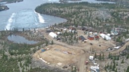 An aerial view of the Renard diamond project, a joint venture of Stornoway Diamond and Soquem, in north-central Quebec. After releasing a positive scoping study on the project, part of the Foxtrot property, Stornoway believes Renard could one day be Quebec's first diamond mine.