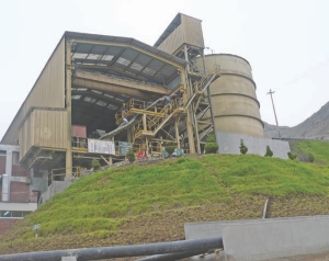 The plant at Iberian Minerals' Condestable copper mine, in Peru, where the company recently increased reserves by 30%.