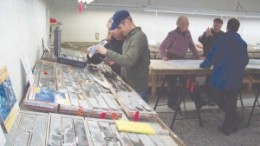 Visitors examine core at Rubicon Minerals' Phoenix gold project, near Red Lake, Ont. The company plans to drill 80,000 metres at Phoenix this year, both underground and from surface.