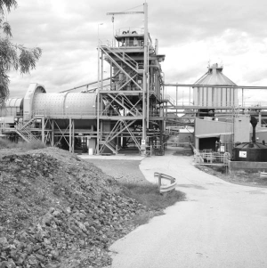 The mill at Crocodile Gold's Union Reefs gold project in Australia.