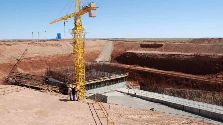 Workings at Oyu Tolgoi. Credit: Ivanhoe Mines