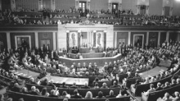 The United States Congress discusses a bill at the U. S. Capitol in Washington, D. C.