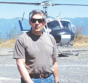 US Gold CEO Rob McEwen en route from the El Gallo silver project in Mexico.