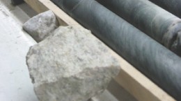 Core samples at Canada Lithium's Quebec Lithium project, located 60 km north of Val d'Or, Que.