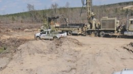 Drilling at Romarco Minerals' continuously expanding Haile gold project in South Carolina.