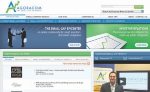 A screenshot of Agoracom's website. The Ontario Securities Commission has alleged that Agoracom managers and staff have made daily "fradulent posts".