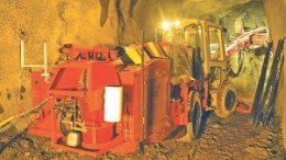 Drilling underground at Barrick Gold's Cortez Hills mine in Lander County, Nev.