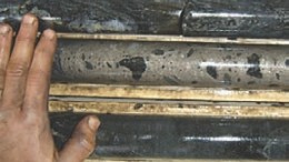 Core samples from Mustang Minerals' Mayville copper-nickel project.