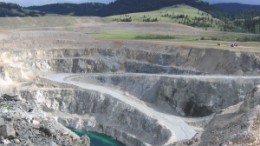 Abacus Mining's Ajax west zone at its Ajax-Afton copper project near Kamloops, B.C.