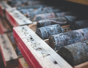 Core samples at Avalon Rare Metals' Nechalacho rare earth elements project near Thor Lake, N.W.T.