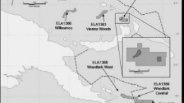 Nautilus Minerals' offshore mineral tenements in Papua New Guinea.