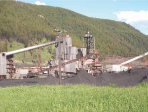 Teck Resources' Greenhills coal dryer facility in Elkford, B.C., seen here shortly after an explosion earlier this summer.