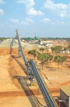 Facilities at the Frontier project site.