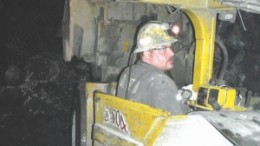 A miner works at Aurizon Mines' Casa Berardi gold mine in Quebec. The company has released new drill results.