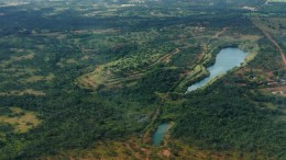 Rio Novo Gold's Almas gold mine project in Tocantins state, Brazil.