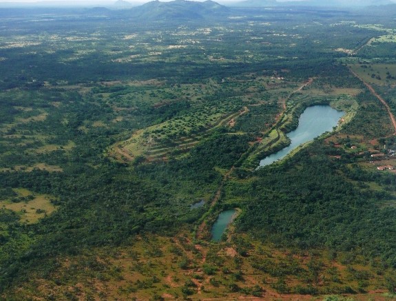 Rio Novo Gold's Almas gold mine project in Tocantins state, Brazil.