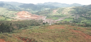 A view of OceanaGold's Didipio gold-copper project in the Philippines, about 250 km north of the capital Manila.