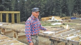 Dirk Tempelman-Kluit, Richfield Ventures' vice-president of exploration, at the Blackwater gold project in central B.C.