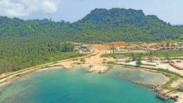 Allied Gold's Simberi gold mine in the Tabar Islands group, 60 km from Lihir Island, Papua New Guinea.