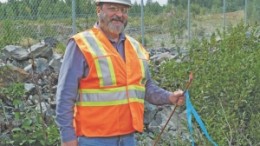 Gold Bullion Development's president and CEO Frank Basa at the Granada gold project in western Quebec.