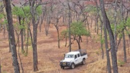 Driving through Helio Resource's SMP gold project in Tanzania.