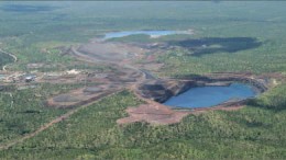 An aerial view of Vista Gold's Mt. Todd gold project in Australia's Northern Territory. Photo by Vista Gold