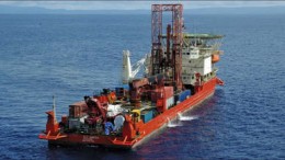 A vessel at Nautilus Minerals' Solwara 1 copper-gold project in the Bismarck Sea. Photo by Nautilus Minerals