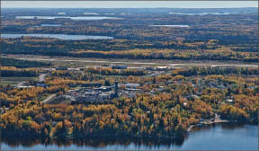 Goldcorp An aerial view of Goldcorp's Cochenour project in Ontario's Red Lake district.