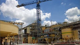 The plant at Great Basin Gold's Burnstone gold mine in Balfour, South Africa. Photo by Ian Bickis