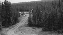 At Richfield Ventures' Blackwater gold project 100 km south of Vanderhoof in central B.C. Photo by The Northern Miner