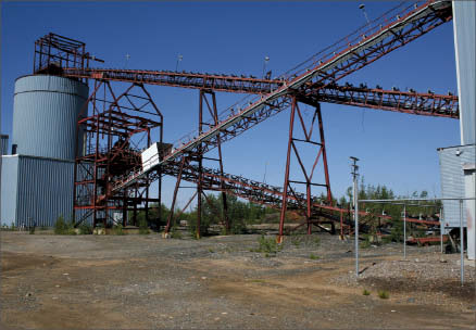 Facilities at the past-producting Puffy Lake gold mine in Manitoba's Flin Flon greenstone belt, part of Auriga Gold's Maverick project. Photo by Auriga Gold