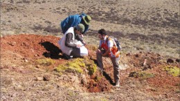 Exploring at Argentex Mining's Pinguino polymetallic project in Argentina. Photo by Argentex Mining