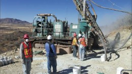 Drillers at Oremex Resources' San Lucas polymetallic project in Durango state, Mexico. Photo by Oremex Resources