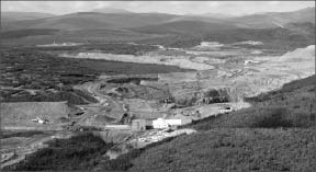 Capstone Mining's Minto copper-gold mine in the Yukon, 240 km north of Whitehorse. Photo by Capstone Mining