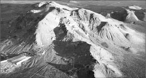 Golden Queen Mining's Soledad Mountain gold-silver project in California. Photo by Golden Queen Mining