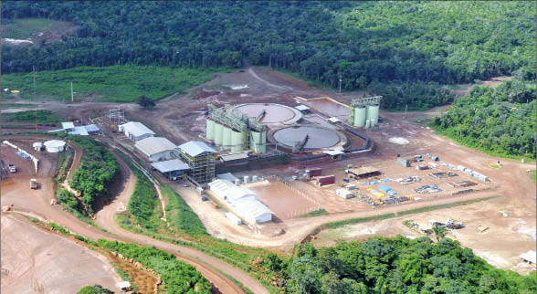 An aerial view of Luna Gold's Aurizona gold mine in northeastern Brazil. Photo by Luna Gold