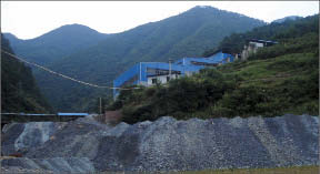Silvercorp Metals' BYP gold-lead-zinc project in China's Hunan province. Photo by Silvercorp Metals