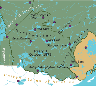 Treaty 3 Territory in northwestern Ontario and southeastern Manitoba. Credit: northernontarioregion.ca