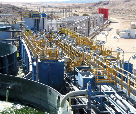 Facilities at Paladin Energy's Langer Heinrich uranium mine in Namibia's Namib desert, 80 km east of the seaport of Walvis Bay. Photo by Paladin Energy