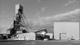 The head frame and hoist room at Iamgold's Niobec niobium mine in Quebec, 200 km north of Quebec City. Photo by Iamgold