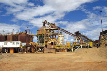 The historic processing plant at Redhill Resources' Gullewa gold-silver-copper project in Western Australia. Photo by Redhill Resources