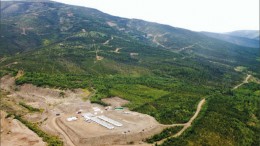 An aerial view of Victoria Gold's Eagle gold deposit in the Yukon's Tintina gold belt. Photo by Ian Bickis