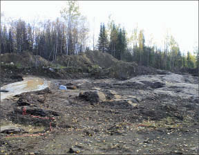 D'Arianne Resources' Lac  Paul phosphate-titanium project in southeastern Quebec. Photo by D'Arianne Resources