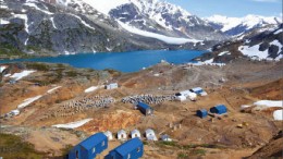 An exploration camp at Pretium Resources' Brucejack gold-silver project in northwestern British Columbia. Photo by Pretium Resources