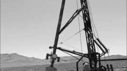 Drillers at work at Western Lithium's Kings Valley lithium project in Humboldt County, Nevada. Photo by Western Lithium