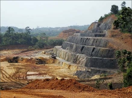 Endeavour Mining's Nzema open-pit gold mine in southwest Ghana. Photo by Endeavour Mining