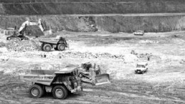 The pit at Perseus Mining's Edikan gold mine in Ghana's Ashanti gold belt. Photo by Perseus Mining