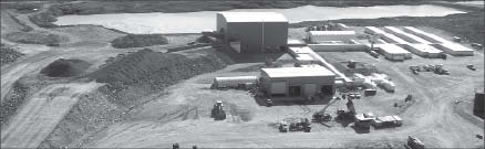 An aerial view of Shear Diamonds' Jericho diamond project in Nunavut. Photo by Shear Diamonds