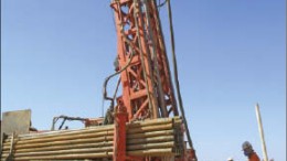 Drillers at La Mancha Resources' Hassai project in Northern Sudan. Photo by La Mancha Resources