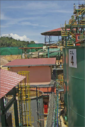 The processing plant at Monument Mining's Selinsing gold mine in Malaysia. Photo by The Northern Miner